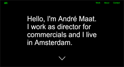 Desktop Screenshot of andremaat.com